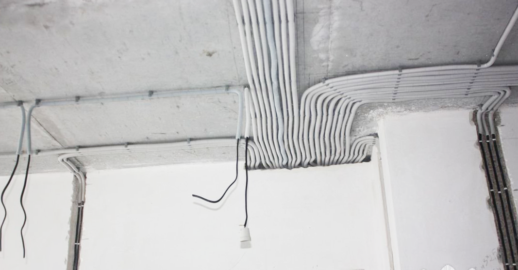 Электромонтаж в однокомнатной квартире 44м2 ЖК Місто Квітів