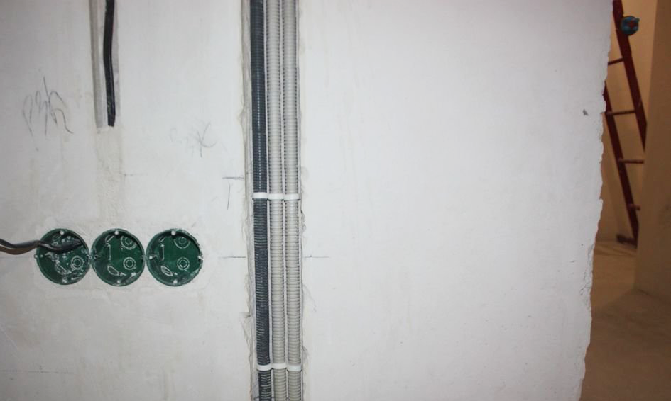 Электромонтаж в двухкомнатной квартире 55м2 ЖК Харьковский