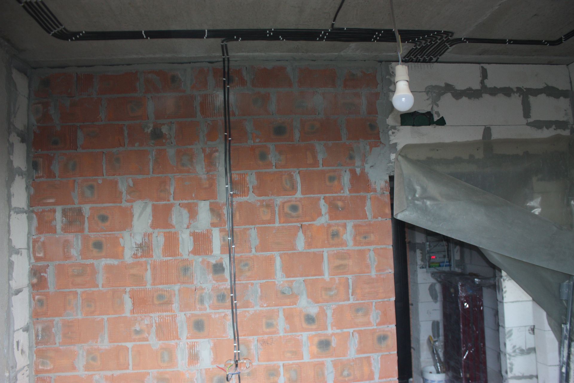 Электромонтаж в однокомнатной квартире 35м2 ЖК Файна Таун