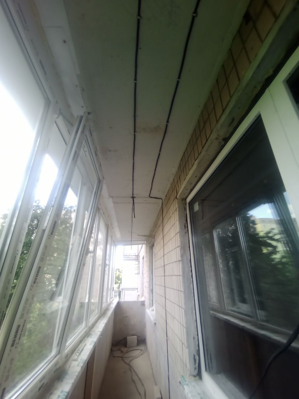 Электромонтаж в двухкомнатной квартире 67м2 ул. Бажана